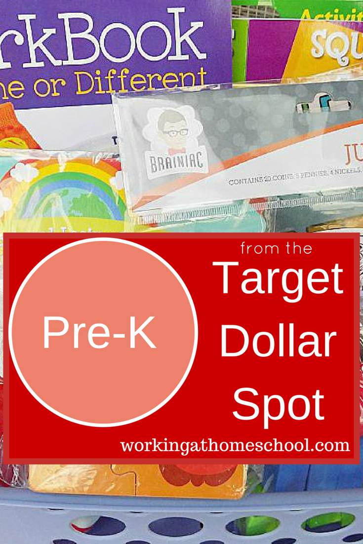 Homeschool Preschool Curriculum Ideas from the Target Dollar Spot